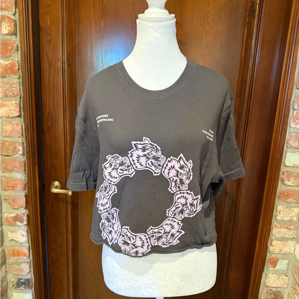 Charcoal Gray Graphic Women's Tee